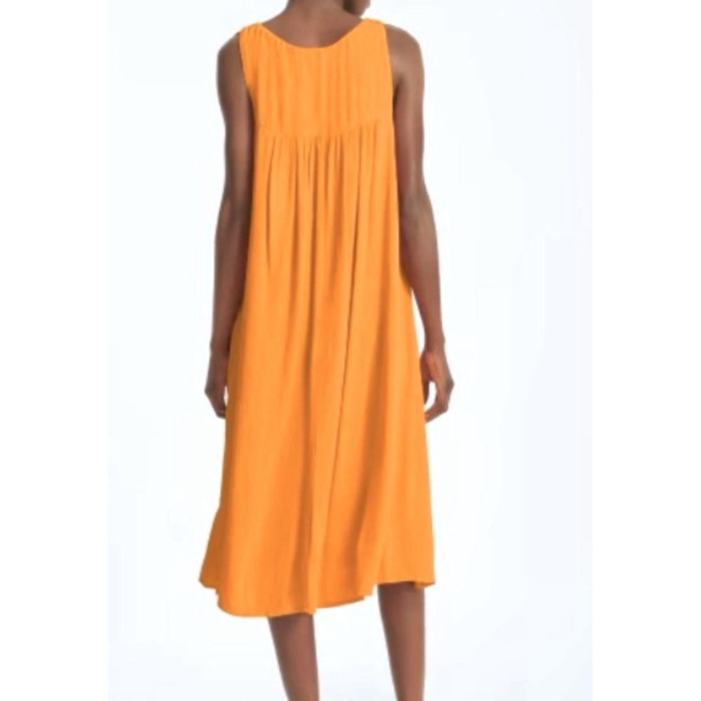 Everlane Orange Midi Dress